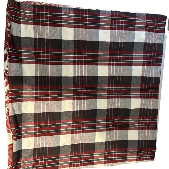 Pottery Barn Deer Toile Pillow Cover 24x24 Reversible - Picture 7 of 10